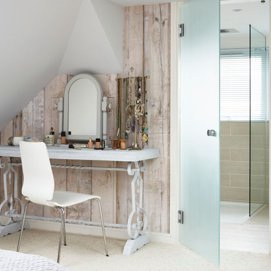 Dressing area/shower room | Step inside a fun family Victorian home in south London | House tour | PHOTO GALLERY | Livingetc | Housetohome.co.uk