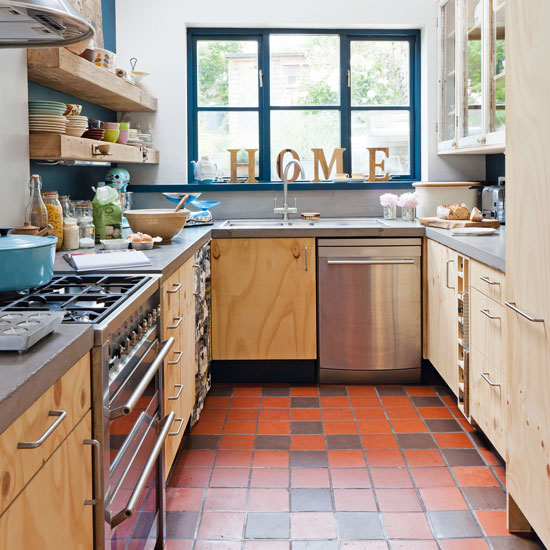 Rustic industrial-style kitchen | Small kitchens | housetohome.