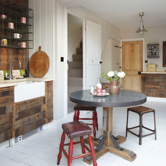 Rustic antique kitchen-diner 