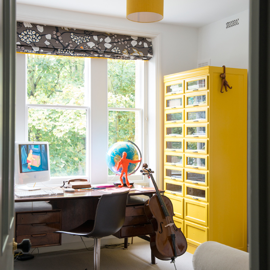 Sixties-inspired home office 