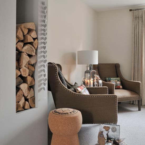 Cream and beige living room