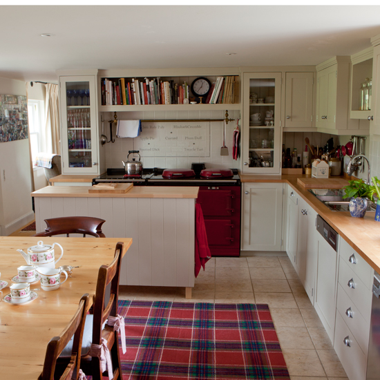 White Shaker-style kitchen