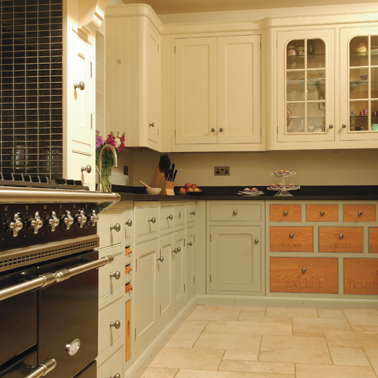 Green Shaker kitchen