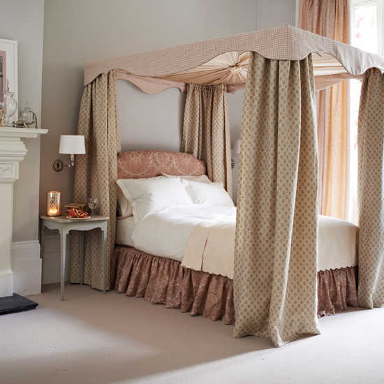 Opulent patterned bedroom