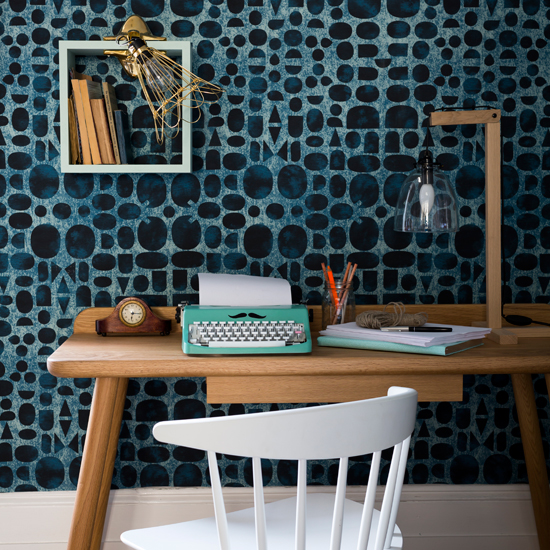 Quirky contemporary home office 