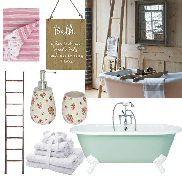 Relaxed country bathroom