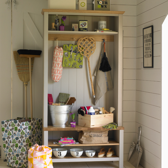 Utility room storage cupboard