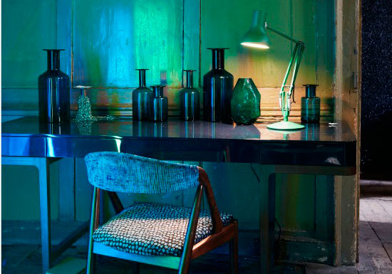 Inject some colour into your home with dramatic emerald green