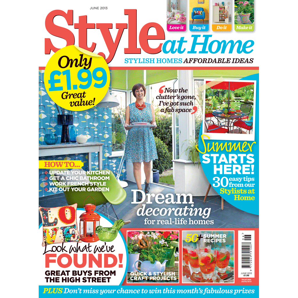 Get your home and garden summer ready with Style at Home's June issue