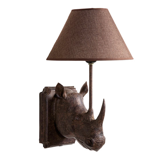 Rhino wall light from Graham and Green Statement wall lights housetohome.co.uk