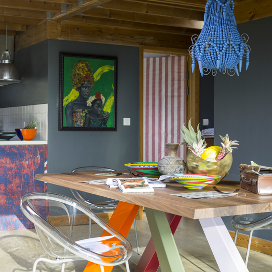 Eclectic dining room