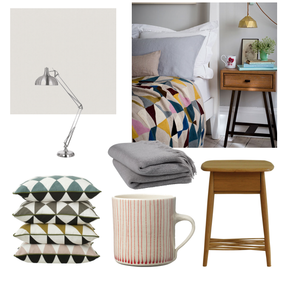 Mid-century style bedroom