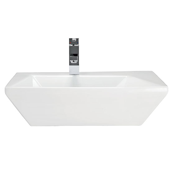 Crystal countertop basin from Homebase Bathroom basins housetohome.co.uk