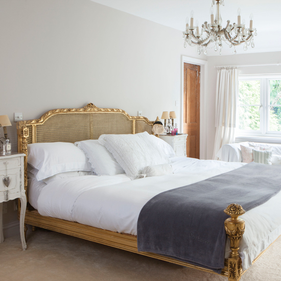 Traditional French-style bedroom