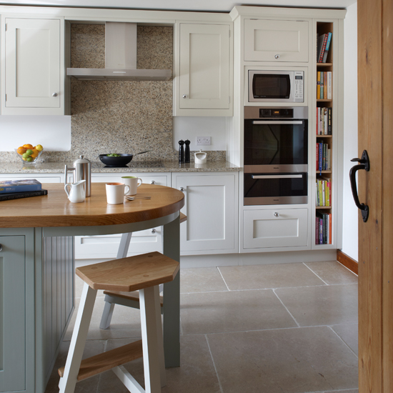 White Shaker-style kitchen