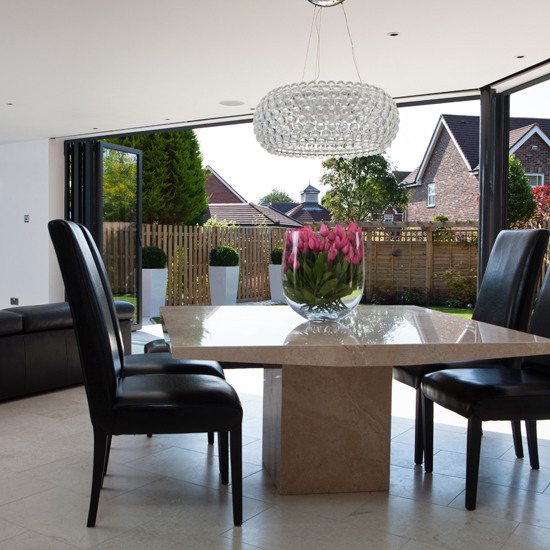 Marble dining room extension