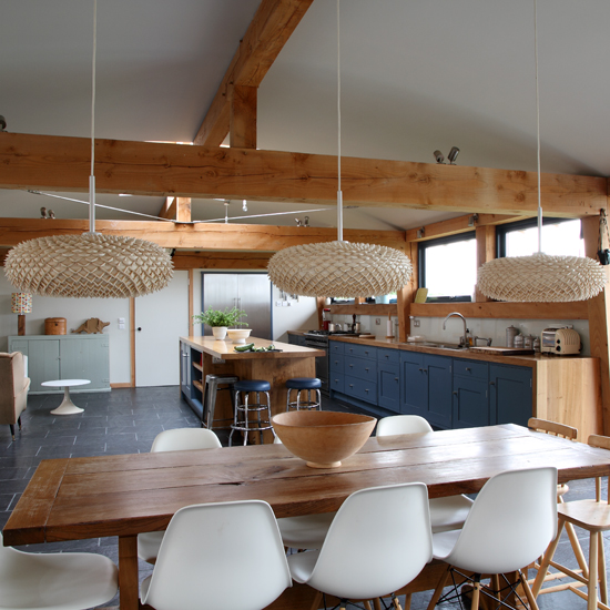 Solid wood kitchen-diner