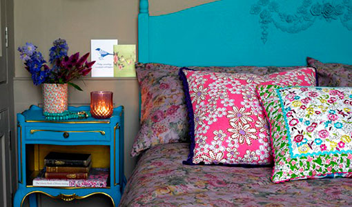 Eclectic country bedroom