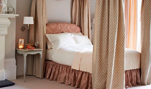 Opulent patterned bedroom