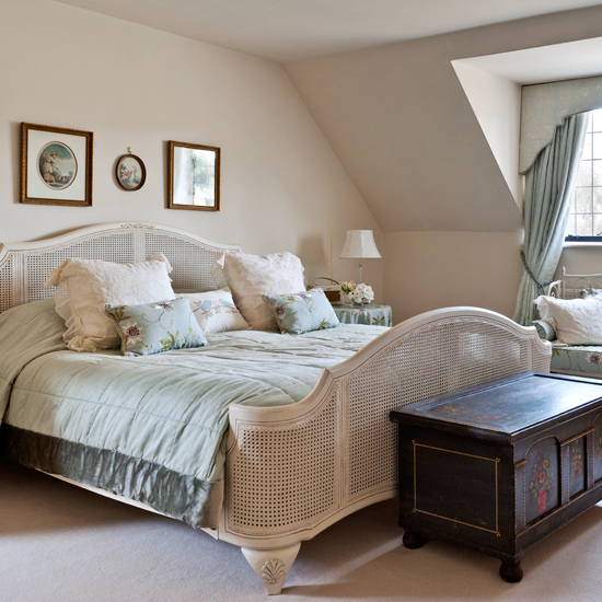Cream French country bedroom