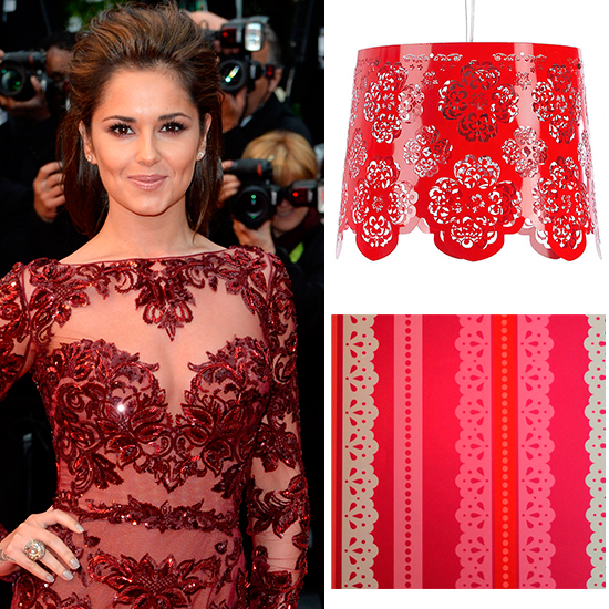 Catwalk to couch: Steal Cheryl Cole's racy lacy Cannes Festival style for your home... 'cos you're worth it!