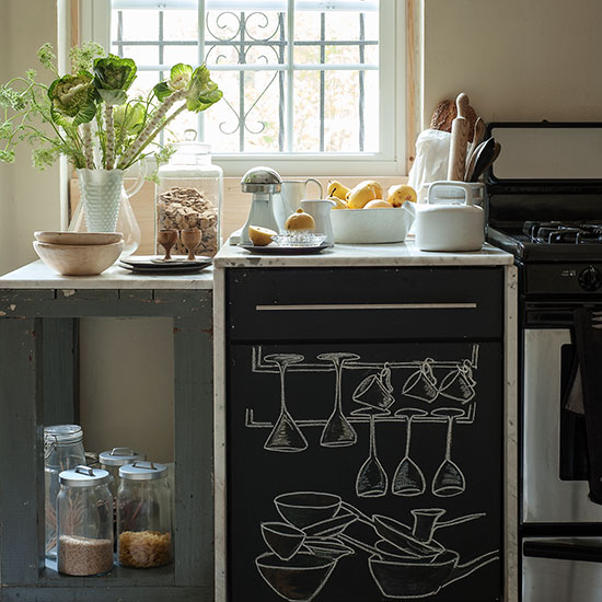 Contemporary compact kitchen
