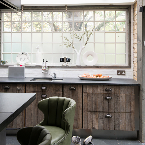 Reclaimed wood kitchen