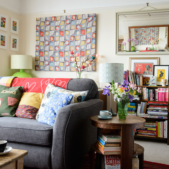 Cosy eclectic living room