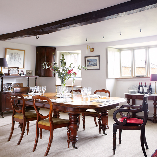 Mahogany dining room