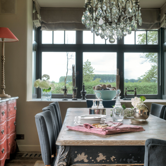 Formal country dining room