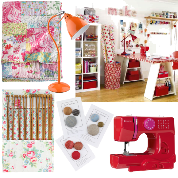 Sewing and craft room