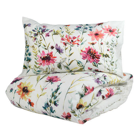 Floral print bed set from Marks & Spencer | Country bedlinen sets | Bedroom | PHOTO GALLERY | Country Homes and Interiors | Housetohome.co.uk