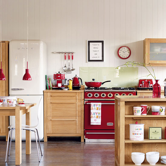 Stylish oak kitchen | Freestanding kitchen ideas | Kitchen | PHOTO GALLERY | Beautiful Kitchens | Housetohome.co.uk
