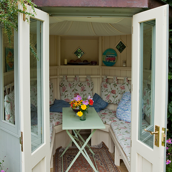 Floral garden summerhouse | Country garden design ideas | Garden | PHOTO GALLERY | Housetohome.co.uk