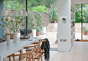This practical kitchen extension makes great use of the space