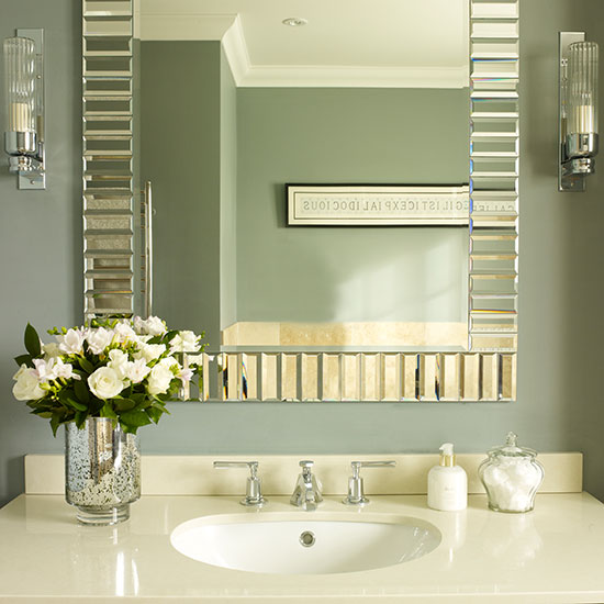 Bathroom mirror and vanity unit | Small bathroom ideas | Bathroom | PHOTO GALLERY | Housetohome.co.uk