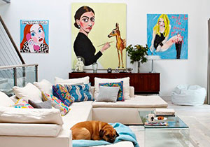 Keep the look fresh with modern artwork