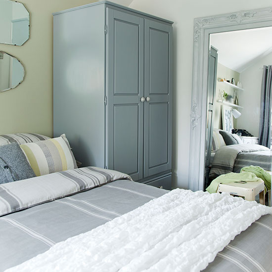Grey and olive green bedroom | Bedroom decorating ideas | housetohome ...
