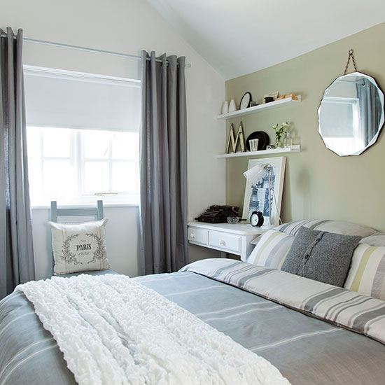 Soft green and grey bedroom | Bedroom decorating ideas | housetohome.co.uk