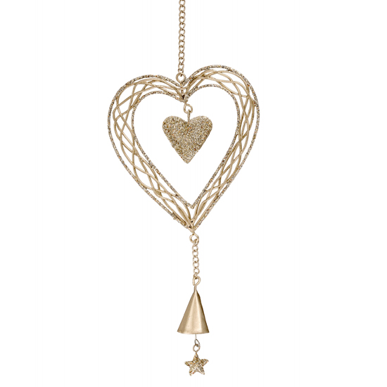 Wire heart from BHS | Christmas tree decorations 2013 | Christmas ...
