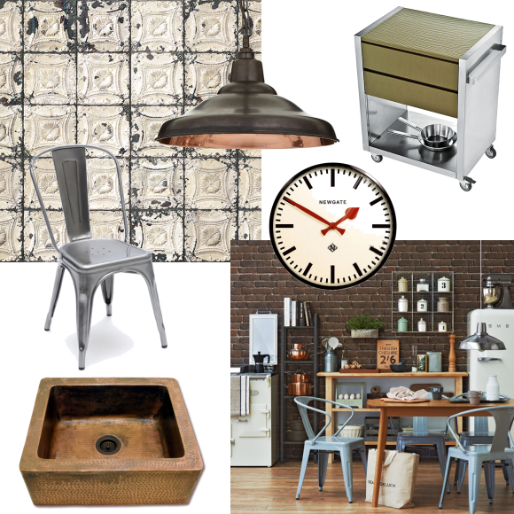 Industrial-style kitchen