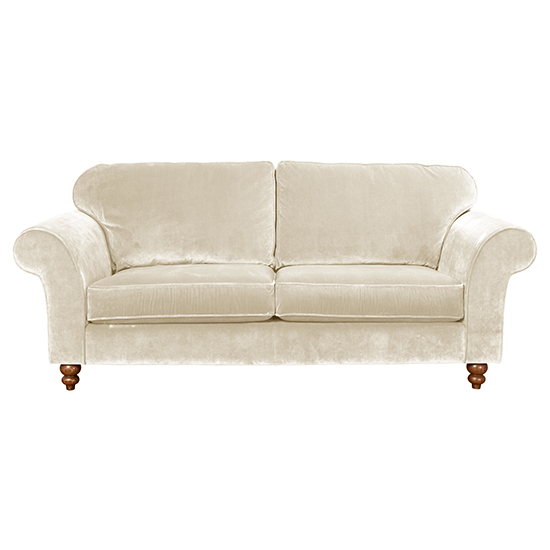 Sherringham three seater sofa in putty from Harveys  Winter whites 