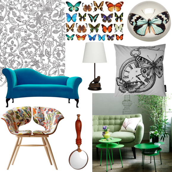 Botanical living room