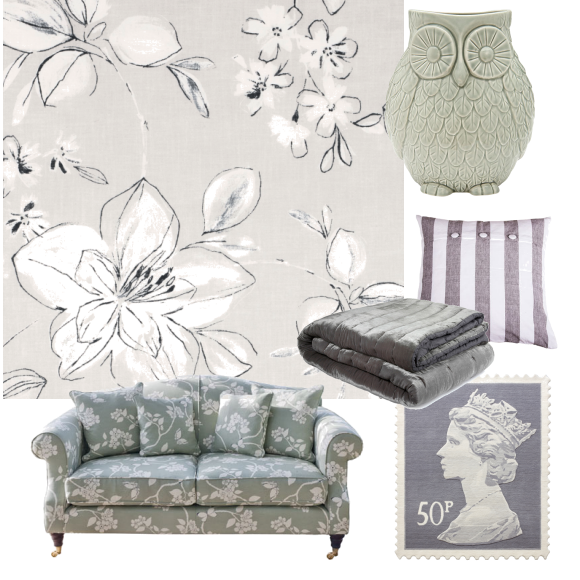 Cool grey living room