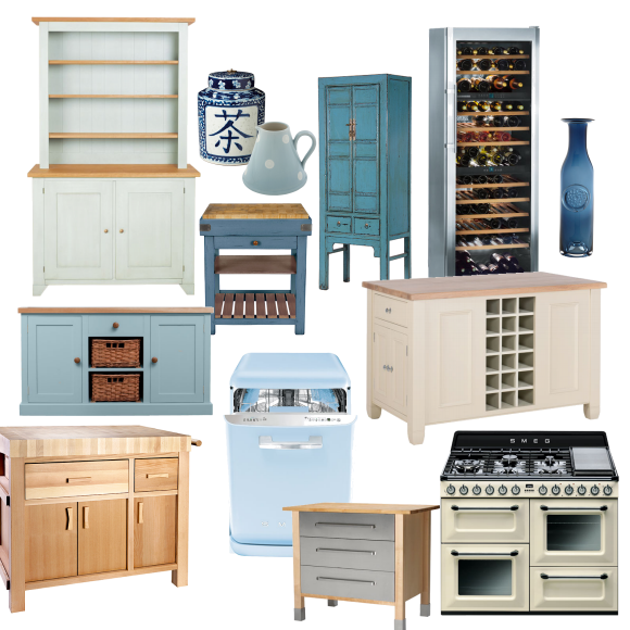 Freestanding vintage kitchen