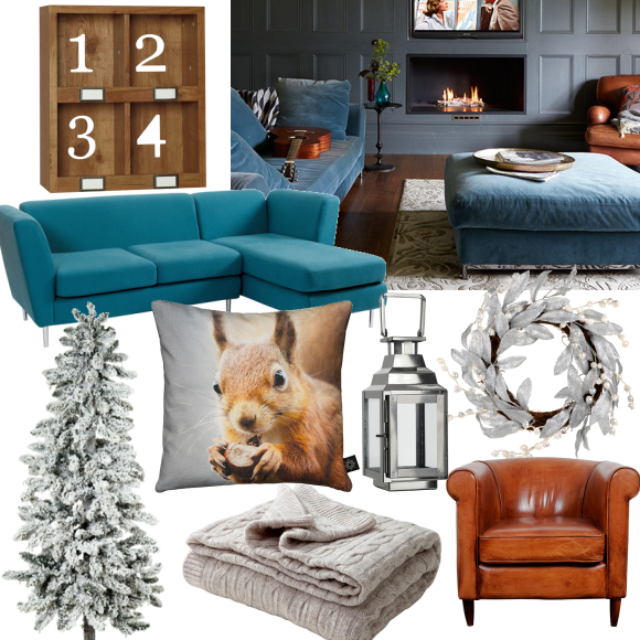 Cosy winter living room