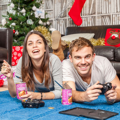 No time for lunch this festive season? Introducing the three-course 'Christmas Tinner' for gamers who just can't stop playing No time for lunch this festive season? Introducing the three-course 'Christmas Tinner' for gamers who just can't stop playing