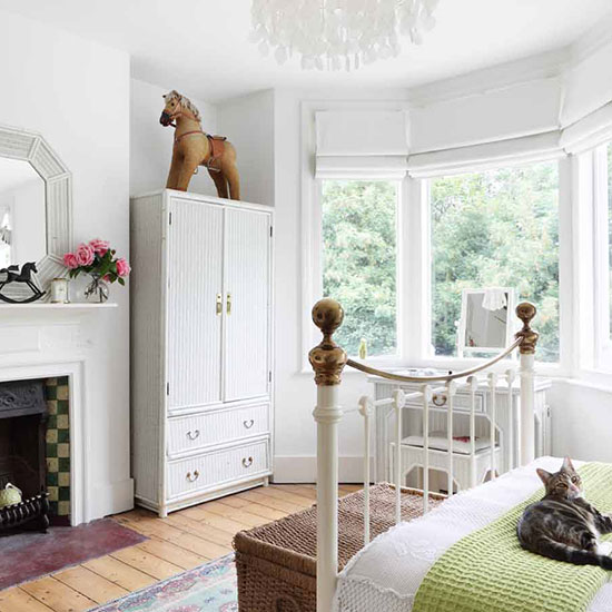Bedroom | London terraced house | House tour | PHOTO GALLERY | 25 Beautiful Homes | Housetohome.co.uk