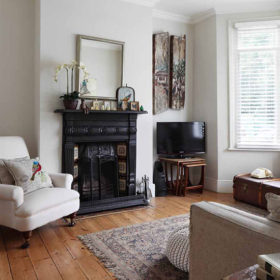 Living room | London terraced house | House tour | PHOTO GALLERY | 25 Beautiful Homes | Housetohome.co.uk