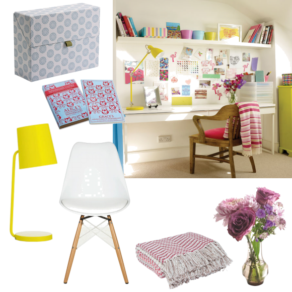 Bright and Cheerful Home Office